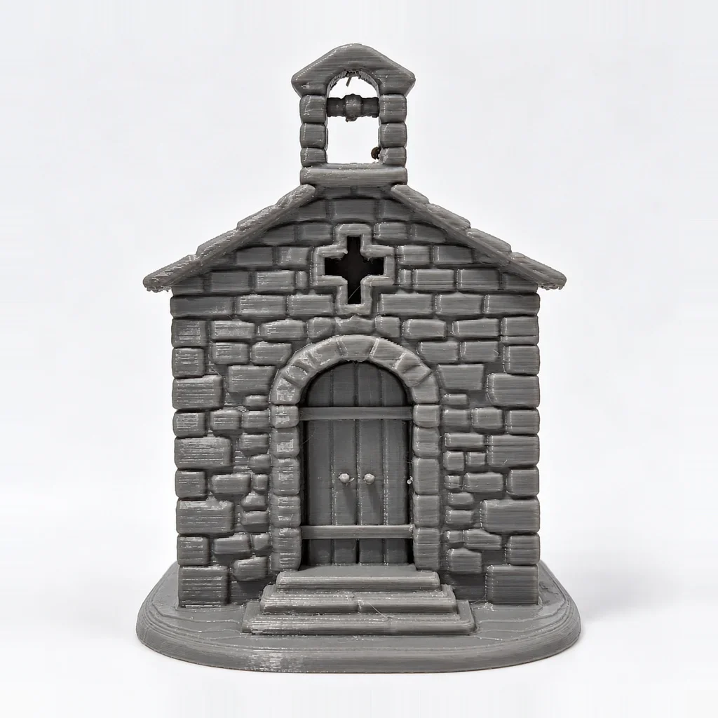 Chapelle miniature, décor de crèche Fabbrica Corsa